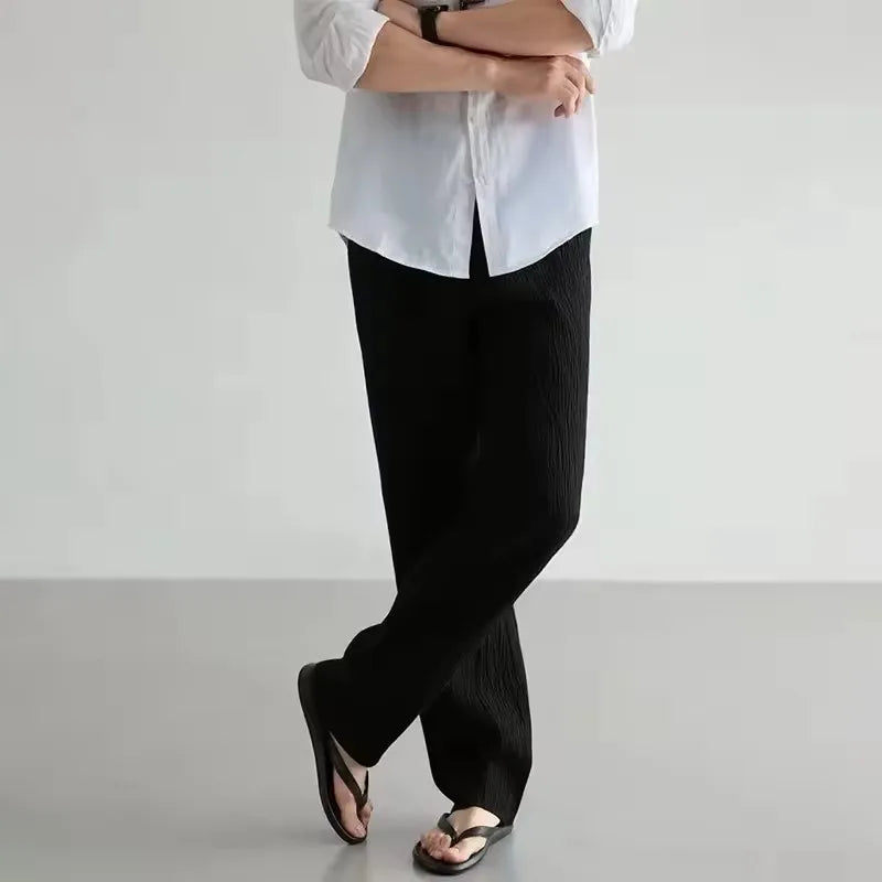 Men's Cotton Linen Running Pants | Lightweight Breathable Performance Fit