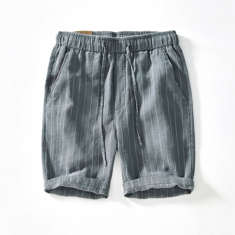 Men's Cotton Linen Summer Shorts | Lightweight Breathable Comfort