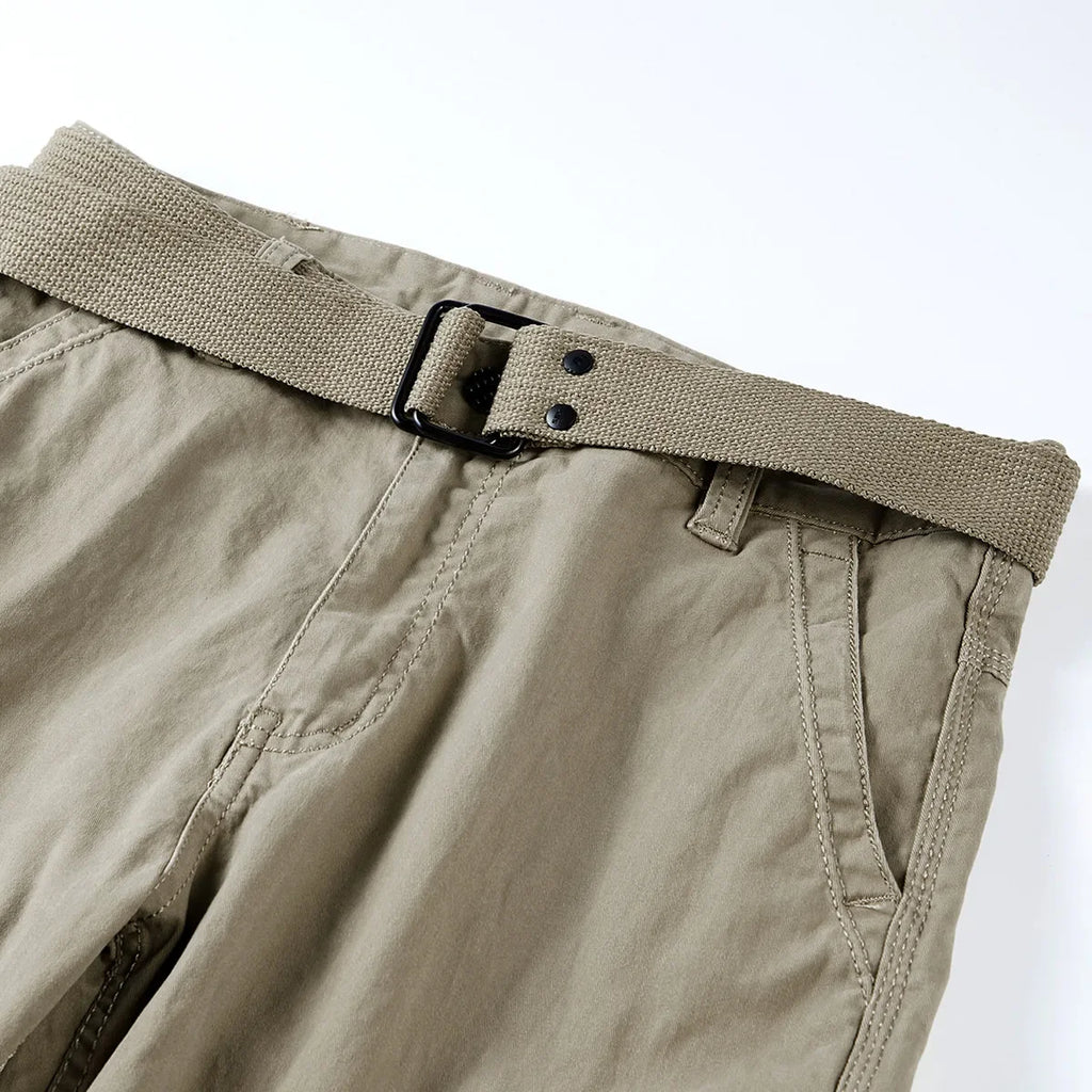 Men's Cotton Stretch Cargo Pants | Tactical Outdoor Comfort Design | Versatile All-Day Fit