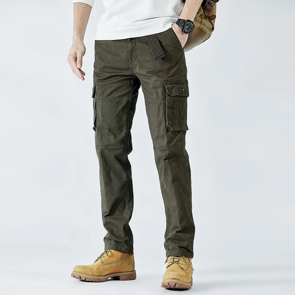 Men's Cotton Stretch Cargo Pants | Tactical Outdoor Comfort Design | Versatile All-Day Fit