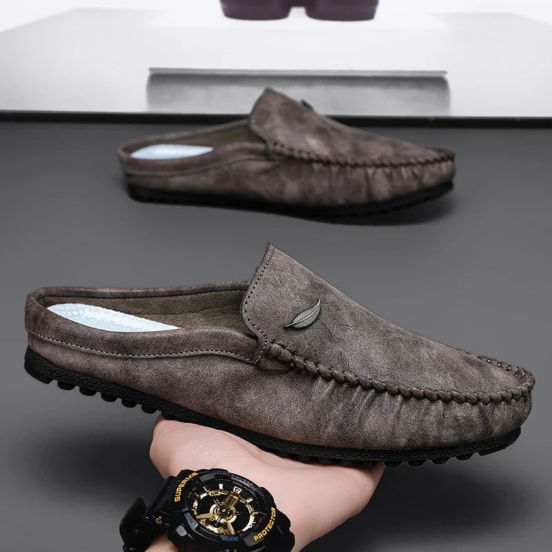 Men's Handmade Leather Loafers | Breathable Comfortable Casual Flats