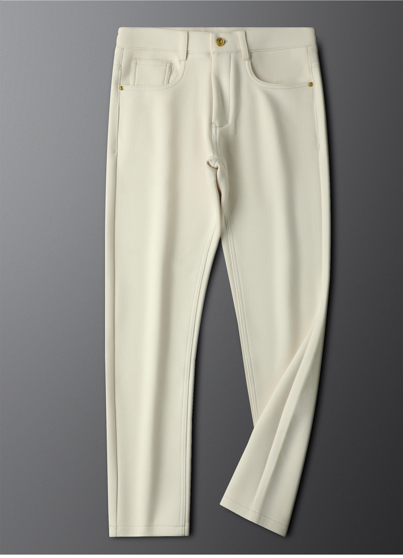 Men's Herringbone Trousers | Tailored Elegant Dress Pants | Sophisticated Comfort Fit