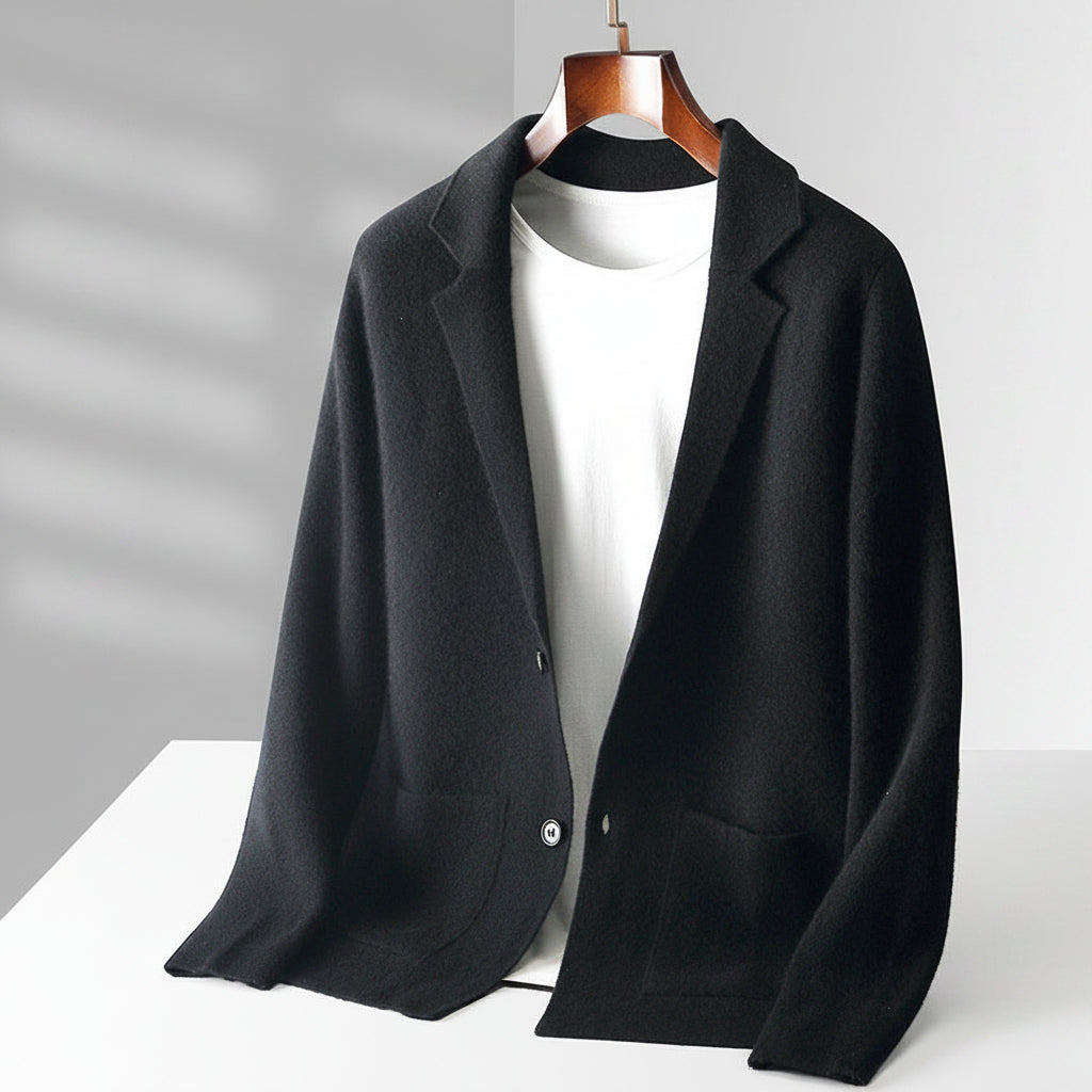 Men's High-Grade Wool Cardigan | Timeless Tailored Comfort Layer