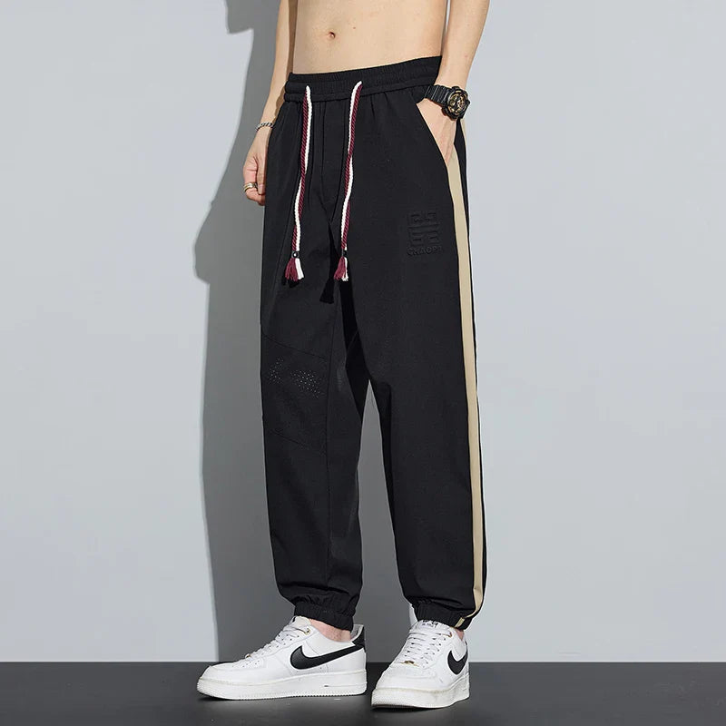 Men's Ice Silk Jogger Pants | Lightweight Stretch Comfort Fit