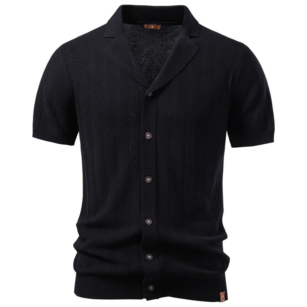 Men's Ice Silk Polo Shirt | Breathable Short Sleeve Business Top | Stylish Summer Wear