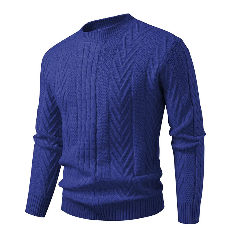 Men's Knit Pullover Sweater | Soft Touch Slim Fit Design