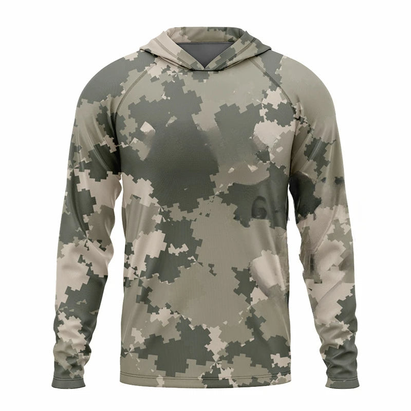 Men's Lightweight Camo Hoodie | Tactical All-Day Comfort Fit