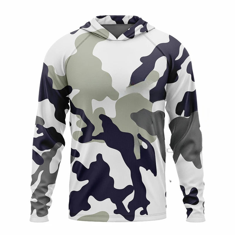 Men's Lightweight Camo Hoodie | Tactical All-Day Comfort Fit