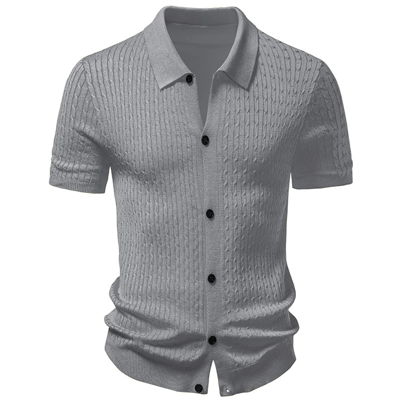 Men's Lightweight Knit Cardigan | Stylish Slim Fit Summer Essential