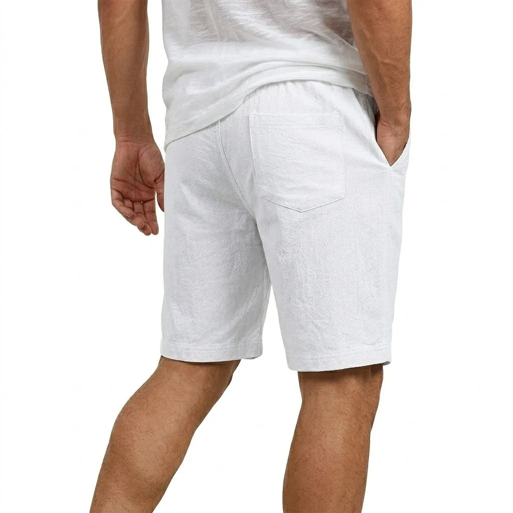 Men's Lightweight Linen Casual Shorts | Breathable Oversized Comfort Fit