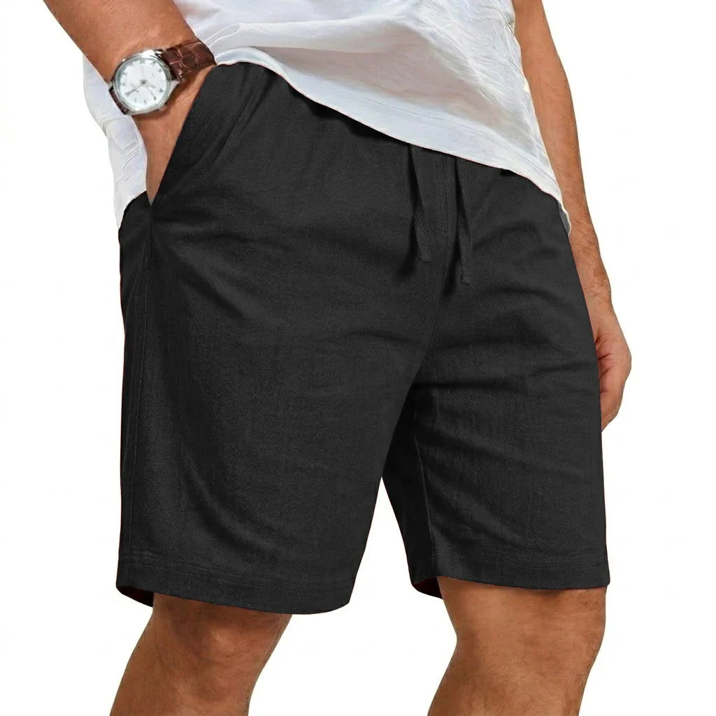 Men's Lightweight Linen Casual Shorts | Breathable Oversized Comfort Fit