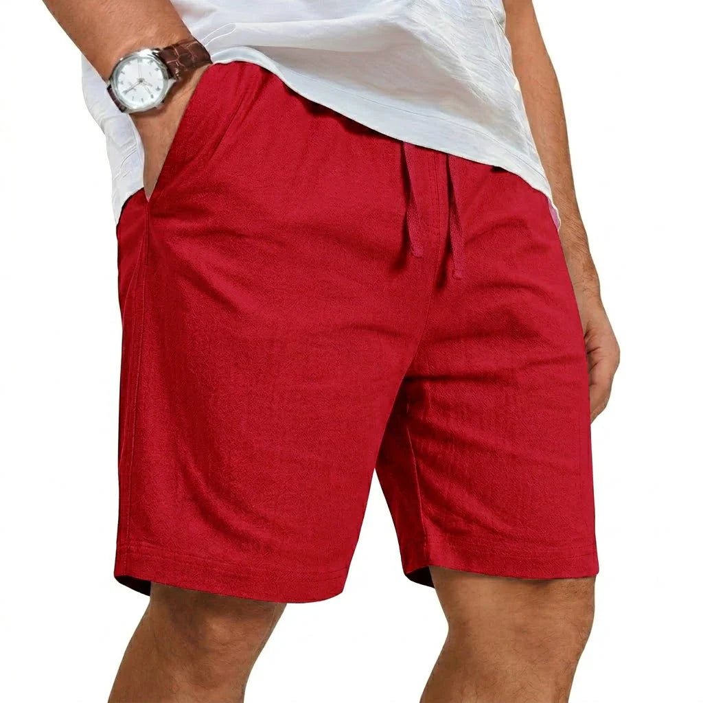 Men's Lightweight Linen Casual Shorts | Breathable Oversized Comfort Fit