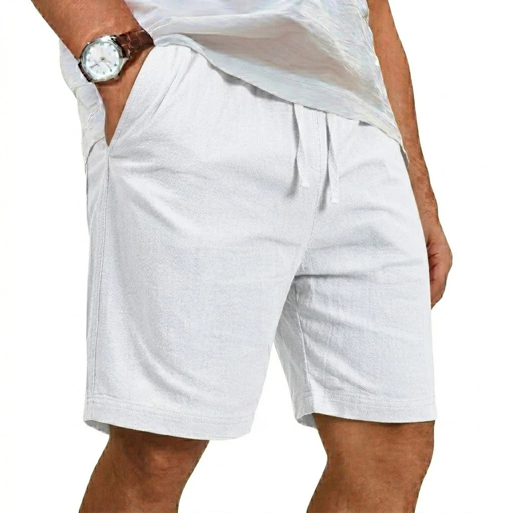 Men's Lightweight Linen Casual Shorts | Breathable Oversized Comfort Fit