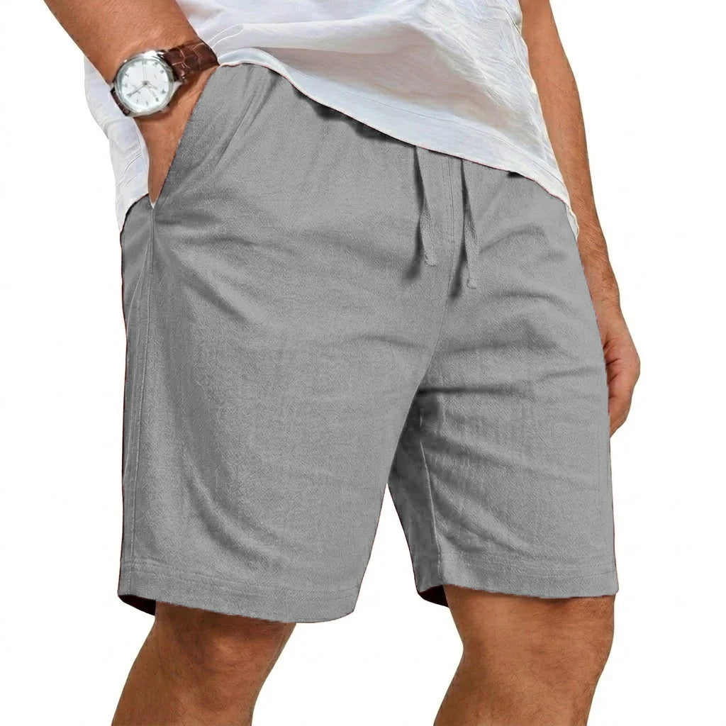 Men's Lightweight Linen Casual Shorts | Breathable Oversized Comfort Fit