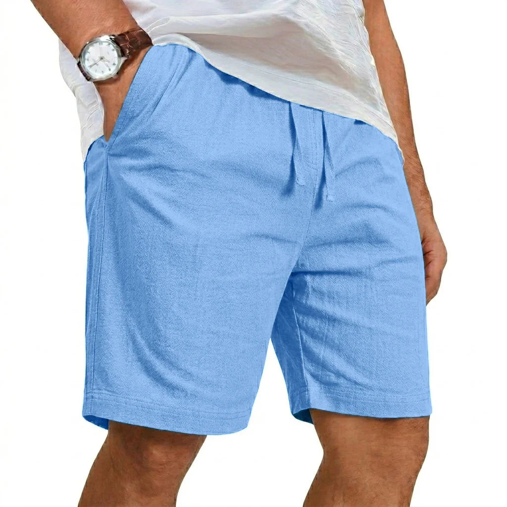 Men's Lightweight Linen Casual Shorts | Breathable Oversized Comfort Fit