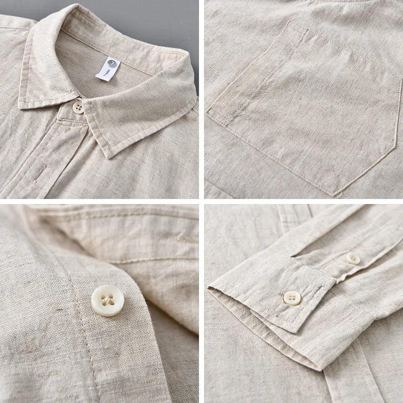 Men's Lightweight Linen Shirt | Timeless Summer Elegance