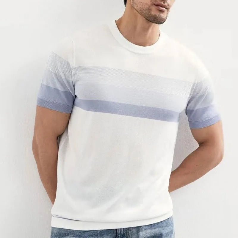Men's Lightweight Striped T-Shirt | Effortless Everyday Comfort Fit