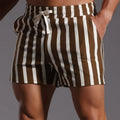 Men's Lightweight Wide Stripe Casual Shorts | Trend-Forward Summer Essential