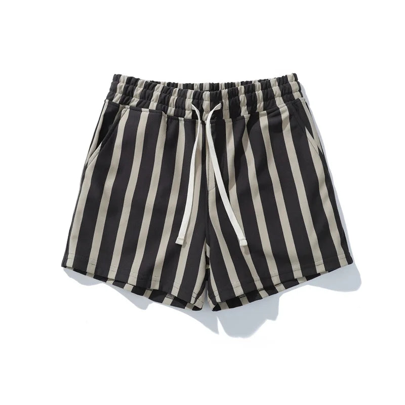 Men's Lightweight Wide Stripe Casual Shorts | Trend-Forward Summer Essential