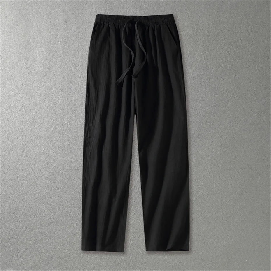Men's Linen Trousers | Lightweight Breathable Summer Essential