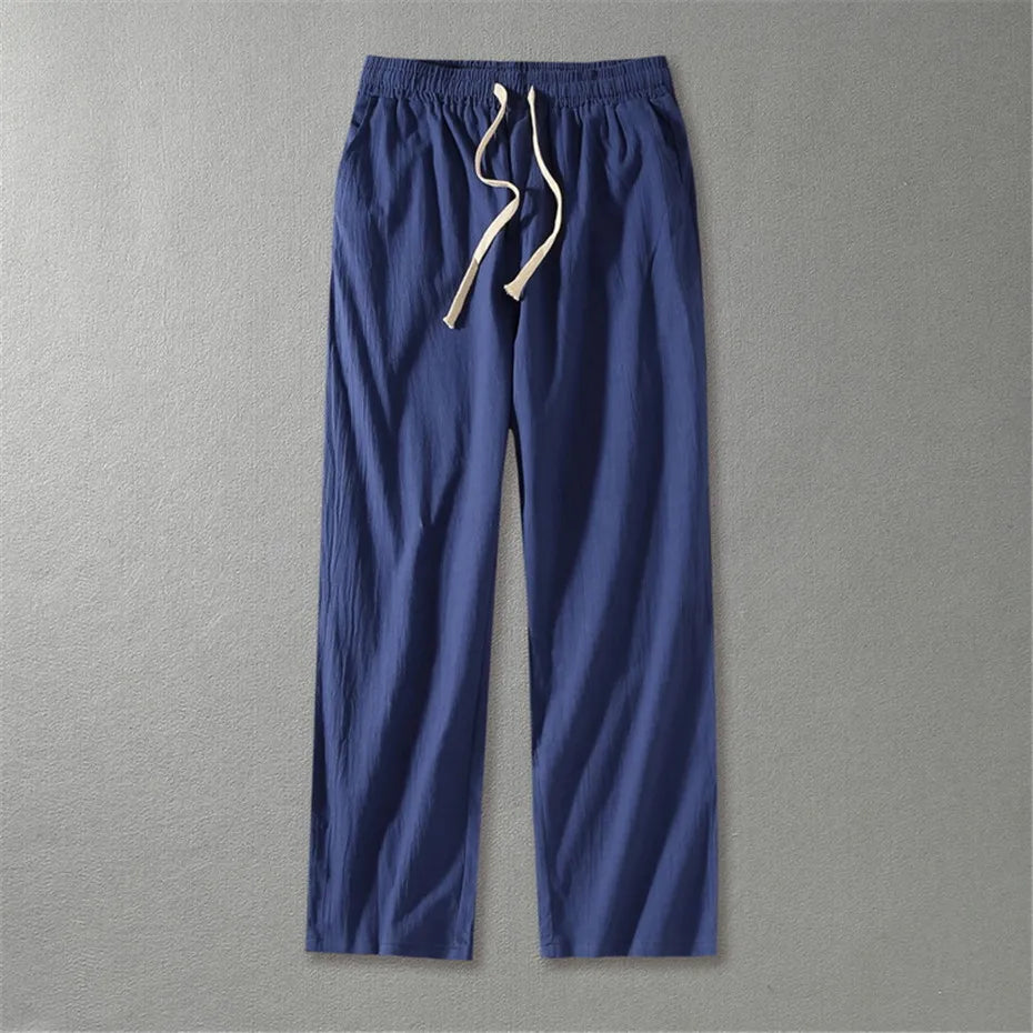 Men's Linen Trousers | Lightweight Breathable Summer Essential