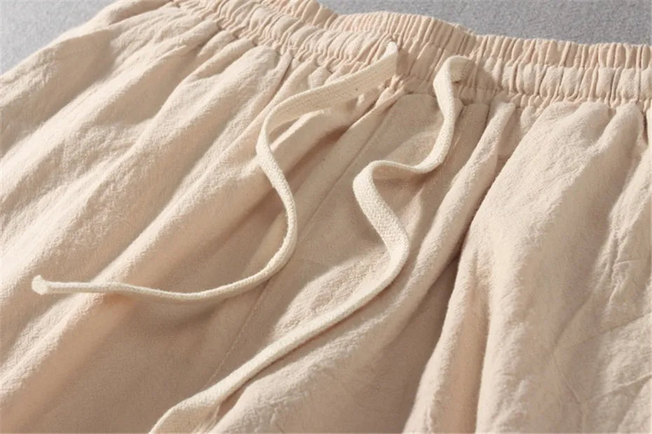 Men's Linen Trousers | Lightweight Breathable Summer Essential