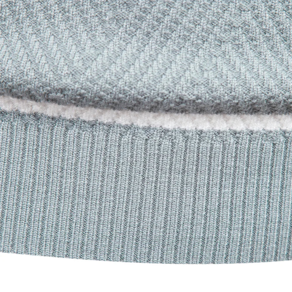 Men's Patchwork Pullover Sweater | Stylish Warm Autumn Essential