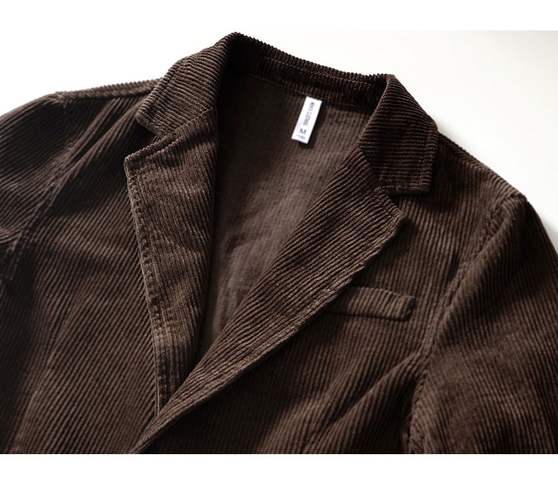 Men's Premium Corduroy Blazer Jacket | Timeless Relaxed Fit Design | Classic Smart-Casual Layering
