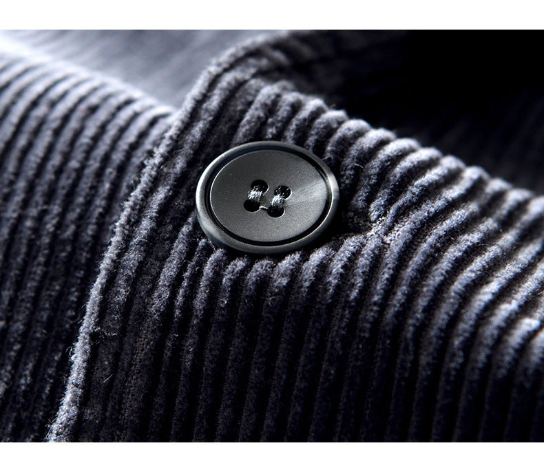 Men's Premium Corduroy Blazer Jacket | Timeless Relaxed Fit Design | Classic Smart-Casual Layering