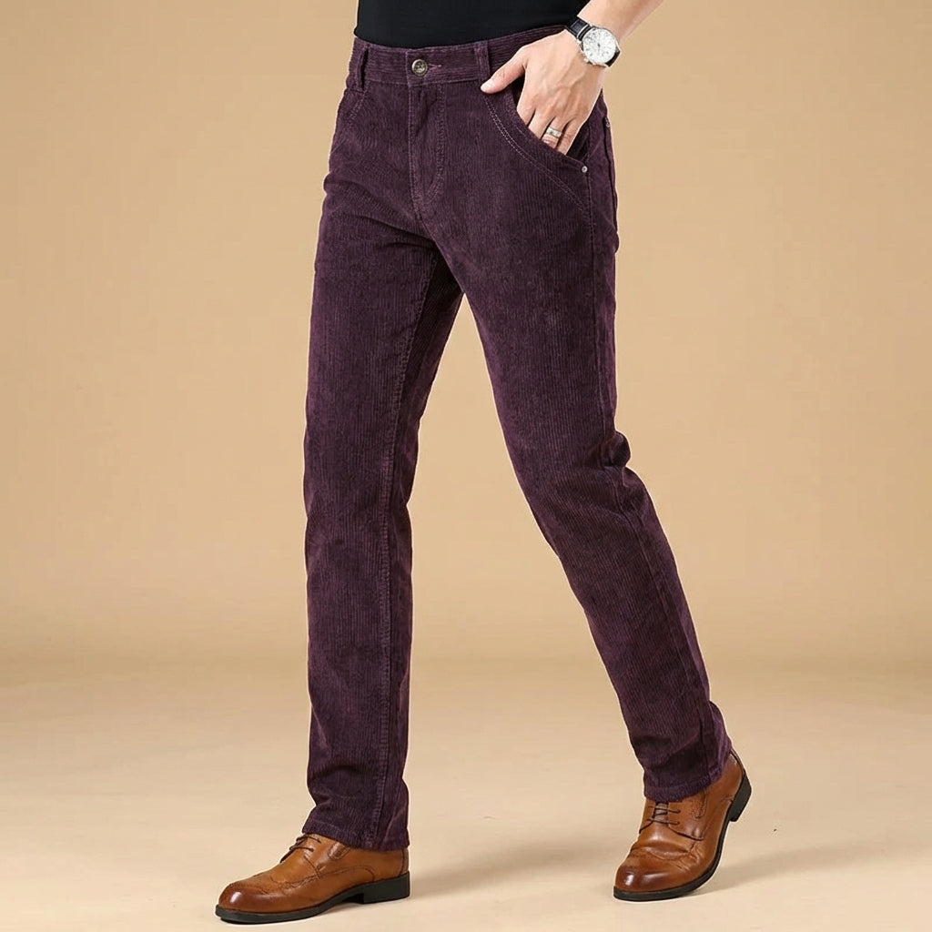 Men's Premium Corduroy Trousers | Tailored Sophisticated Style