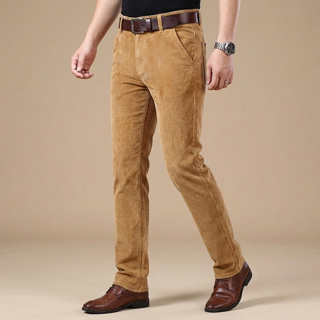 Men's Premium Corduroy Trousers | Tailored Sophisticated Style