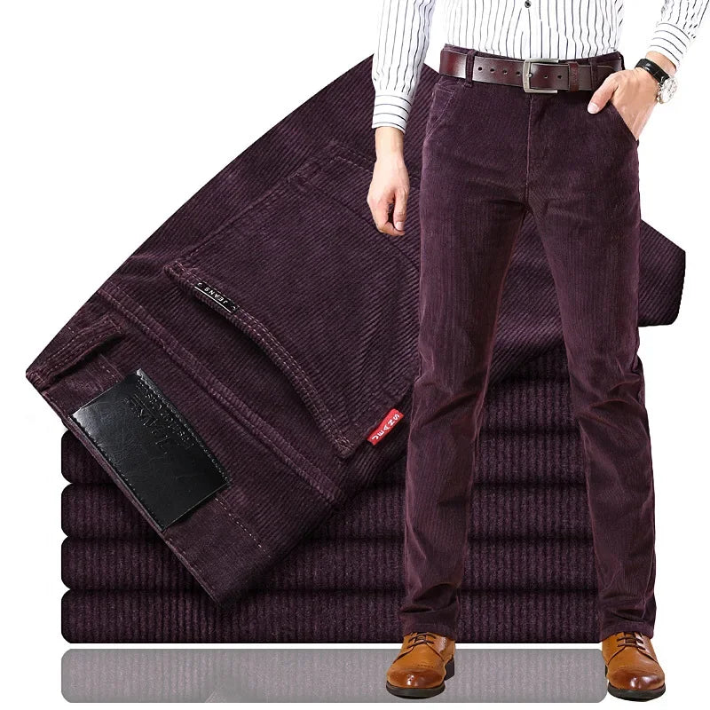 Men's Premium Corduroy Trousers | Tailored Sophisticated Style