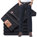 Men's Premium Cotton Denim Jeans | Timeless Structured Comfort Fit