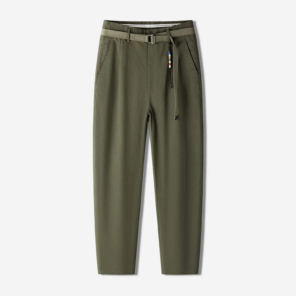 Men's Pure Cotton Chino Pants | Lightweight Breathable Casual Essential