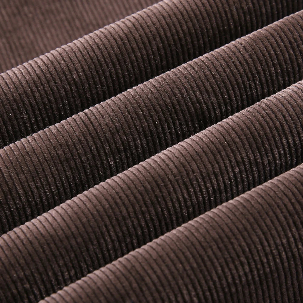 Men's Ribbed Corduroy Trousers | Timeless Structured Elegance