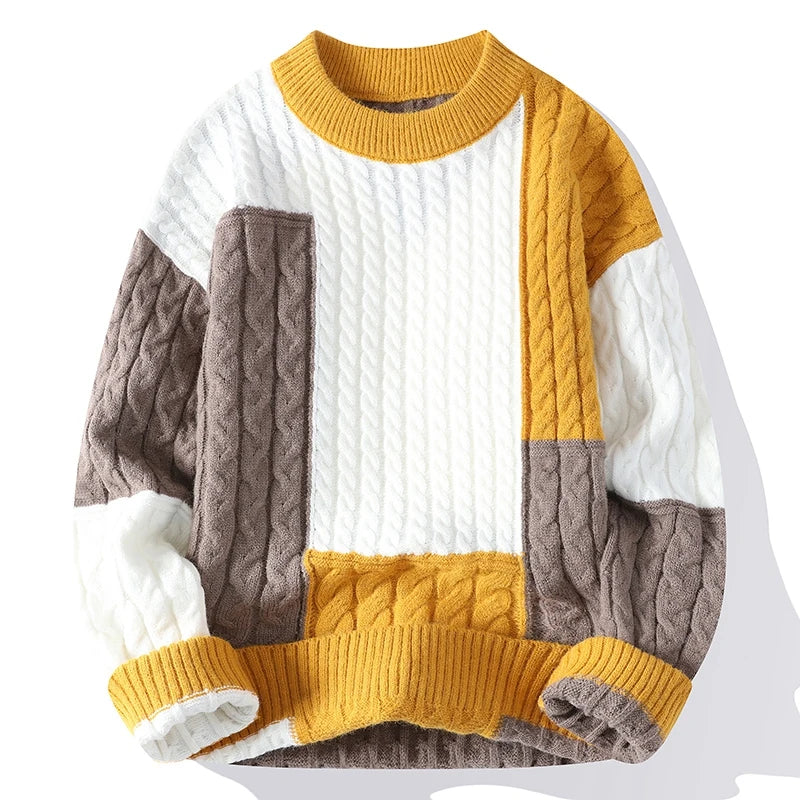Men's Soft Knit Sweater | Textured Bold Casual Style