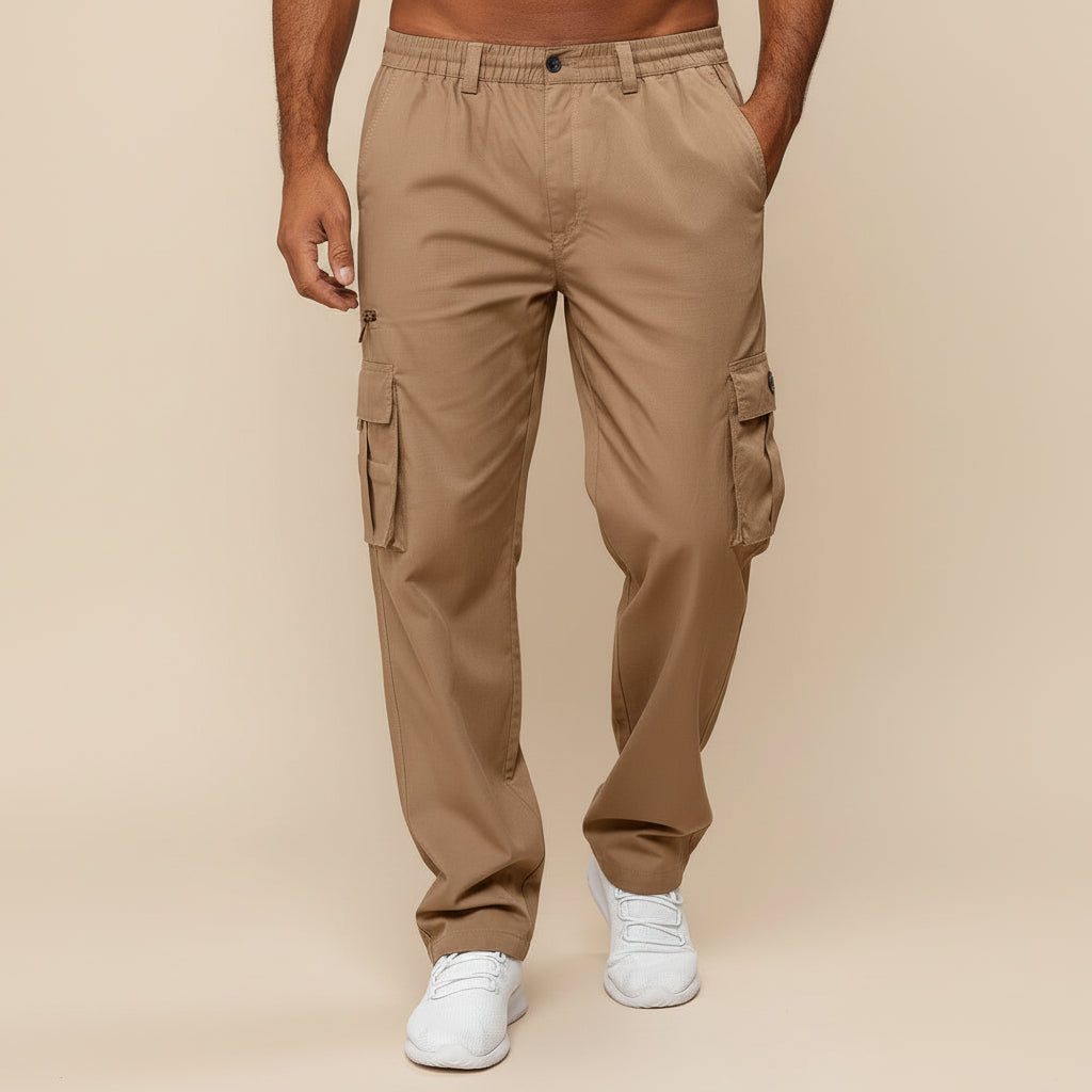 Men's Stretch Fabric Cargo Trousers | Versatile Urban Adventure Fit