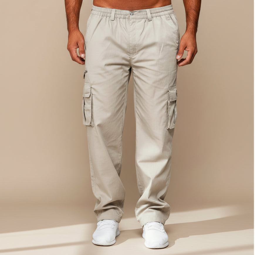 Men's Stretch Fabric Cargo Trousers | Versatile Urban Adventure Fit