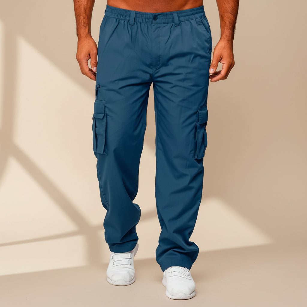 Men's Stretch Fabric Cargo Trousers | Versatile Urban Adventure Fit