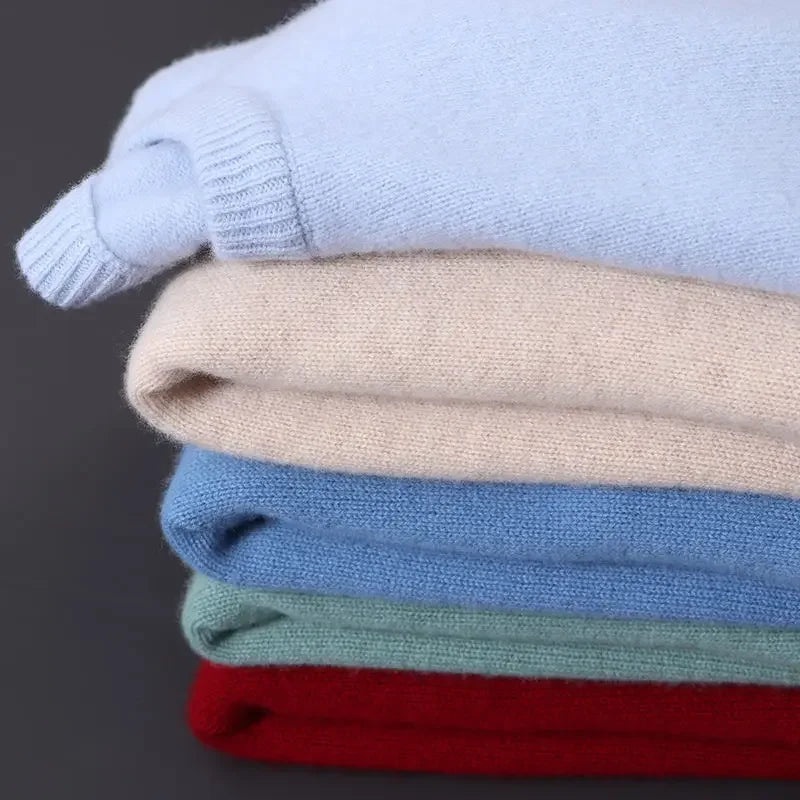 Men's Wool Blend Crew Pullover | Refined Cold Weather Essential