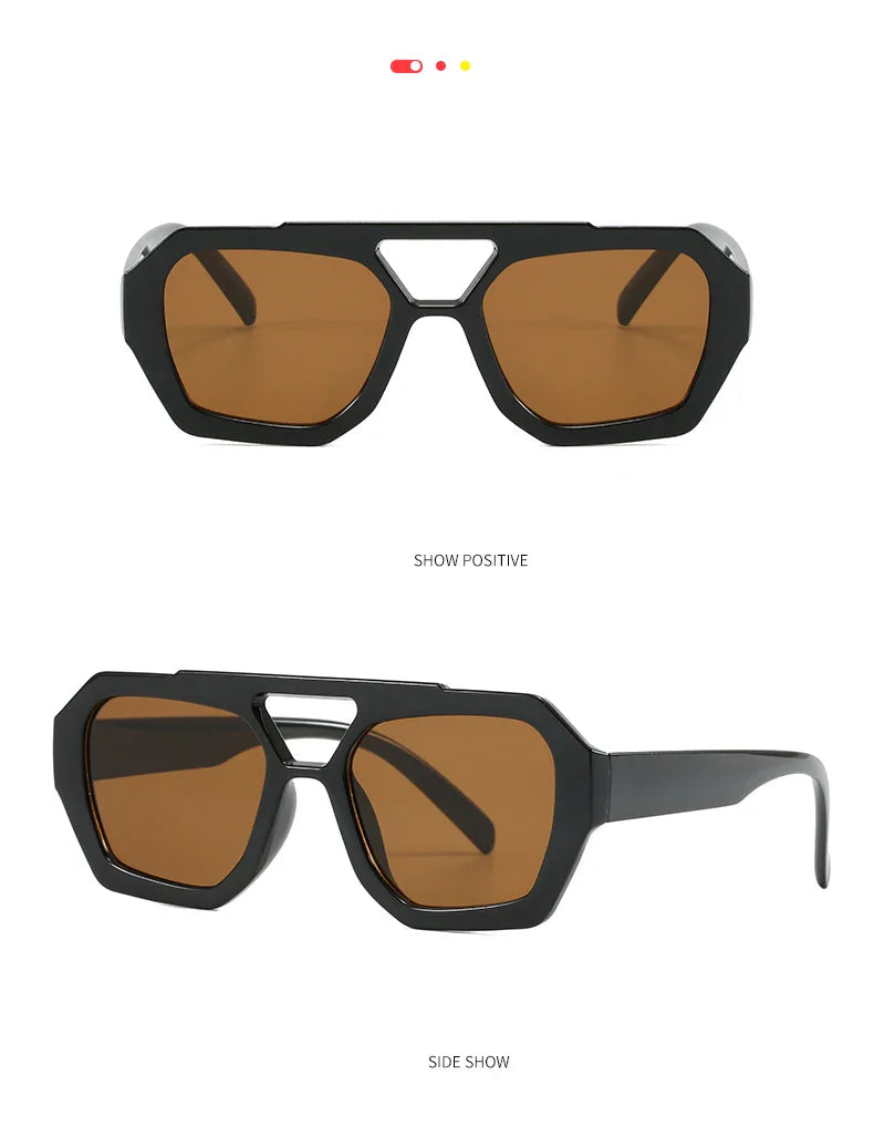 Hiking New Double Bridge Design Women Anti Light Glasses Fashion Leopard Pattern Design Glasses High Quality Outdoor Sunscreen