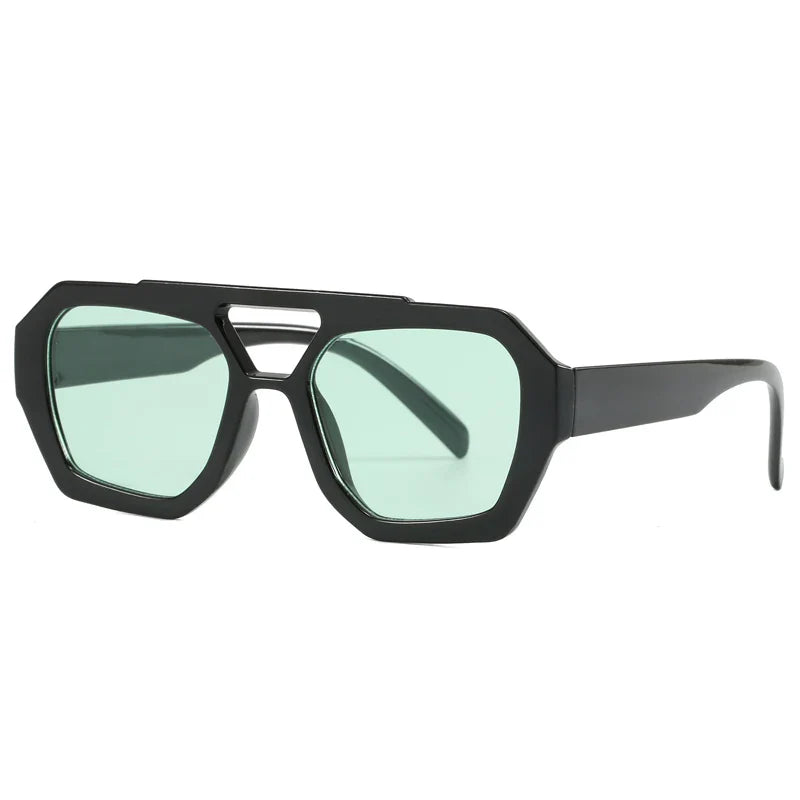 Hiking New Double Bridge Design Women Anti Light Glasses Fashion Leopard Pattern Design Glasses High Quality Outdoor Sunscreen