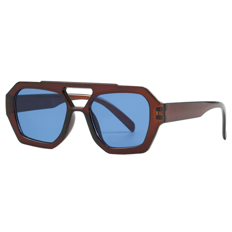 Hiking New Double Bridge Design Women Anti Light Glasses Fashion Leopard Pattern Design Glasses High Quality Outdoor Sunscreen