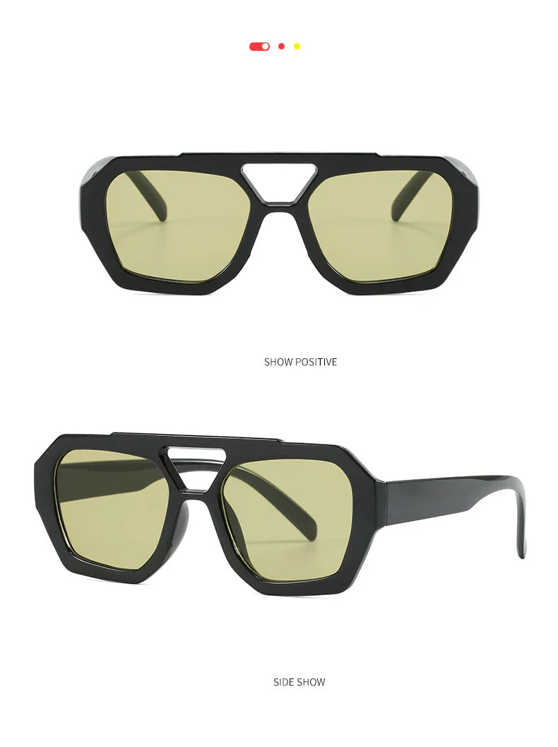 Hiking New Double Bridge Design Women Anti Light Glasses Fashion Leopard Pattern Design Glasses High Quality Outdoor Sunscreen