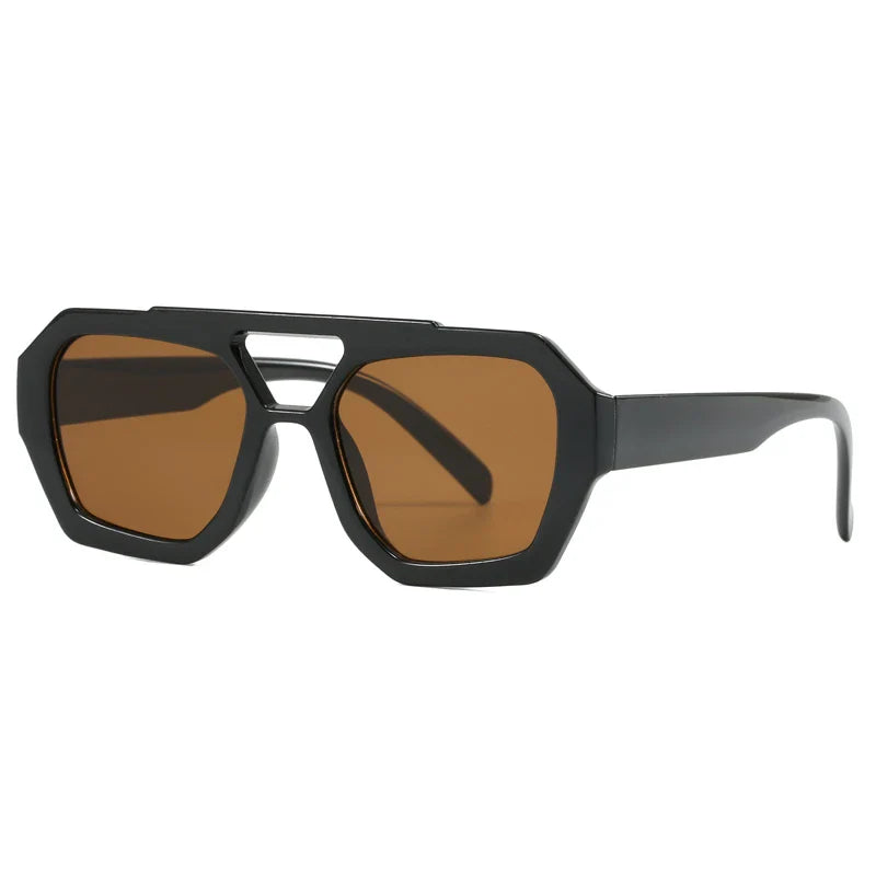 Hiking New Double Bridge Design Women Anti Light Glasses Fashion Leopard Pattern Design Glasses High Quality Outdoor Sunscreen