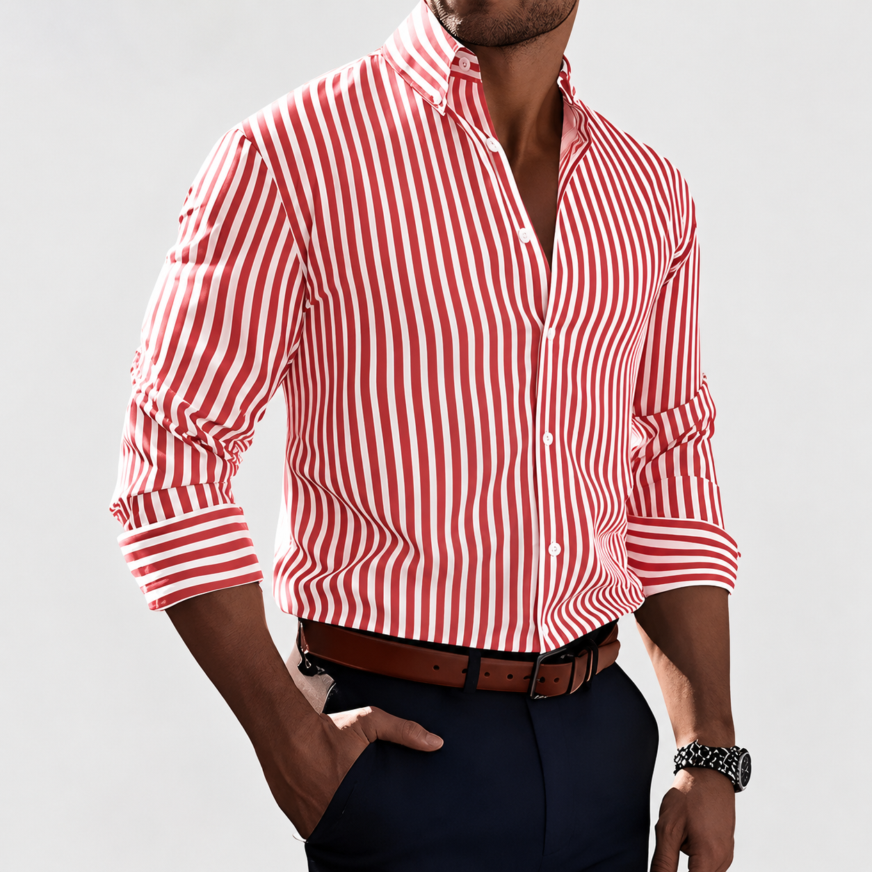 Sterling Stripe Casual Shirt