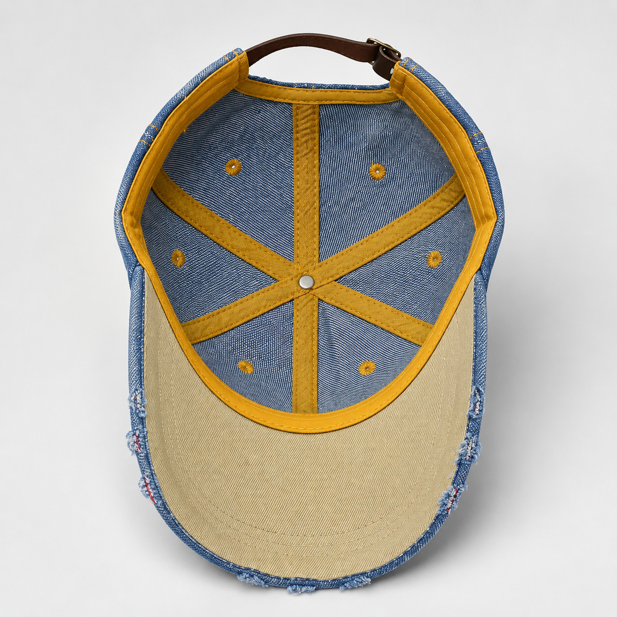 Verona Floral Cotton Denim Cap