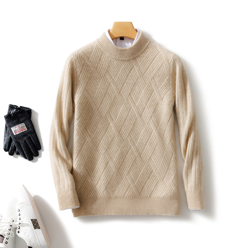 Men's 100% Cashmere Sweater | Effortlessly Refined Comfort