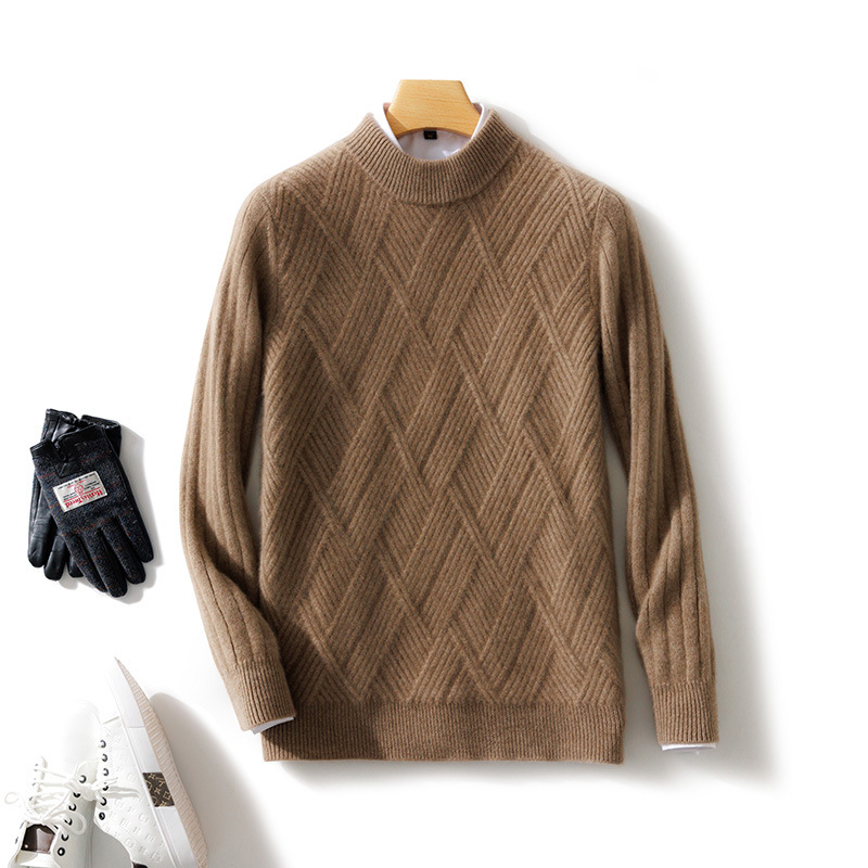 Men's 100% Cashmere Sweater | Effortlessly Refined Comfort