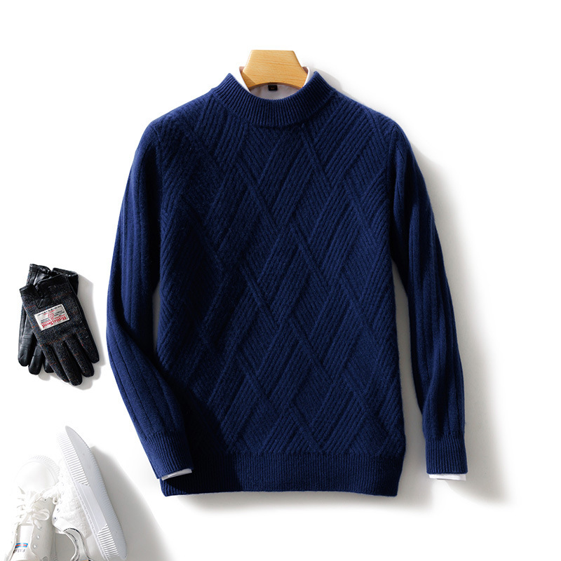 Men's 100% Cashmere Sweater | Effortlessly Refined Comfort